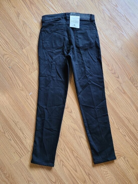 NEW NWT! RALPH LAUREN SEQUIN BEADED HIGH-RISE SKINNY ANKLE JEANS STRETCH sz 26 - Picture 4 of 8